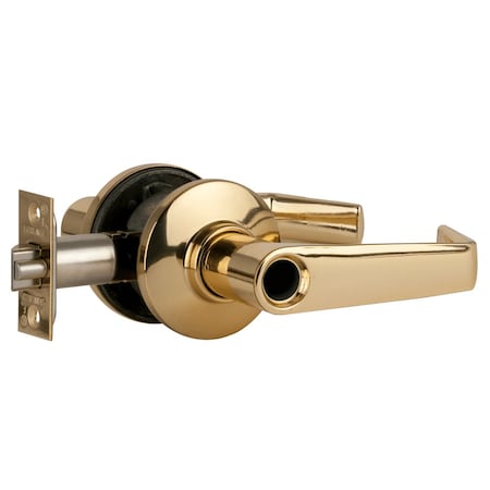 Schlage Grade 2 Tubular Lock, Classroom Function, Less Cylinder, Saturn Lever, Bright Brass Fnsh, Non-Handed S70LD SAT 605
